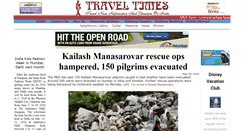 Desktop Screenshot of indiatraveltimes.com