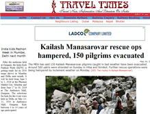 Tablet Screenshot of indiatraveltimes.com